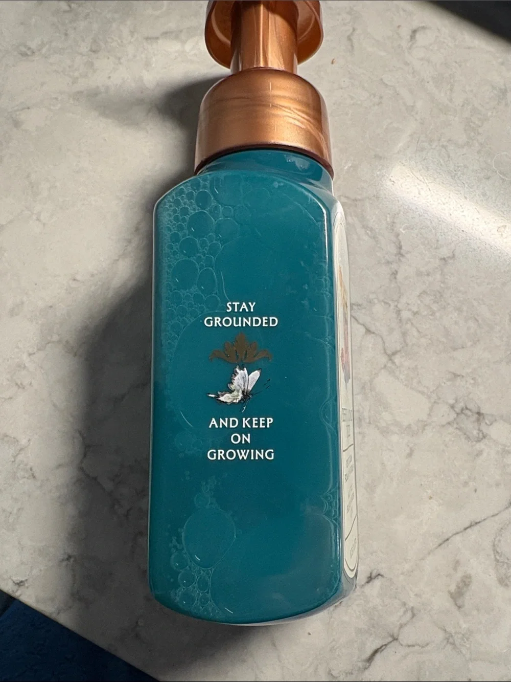 Bath & Body Works Berry Almond Drizzle Foaming Hand Soap — Teal & Copper